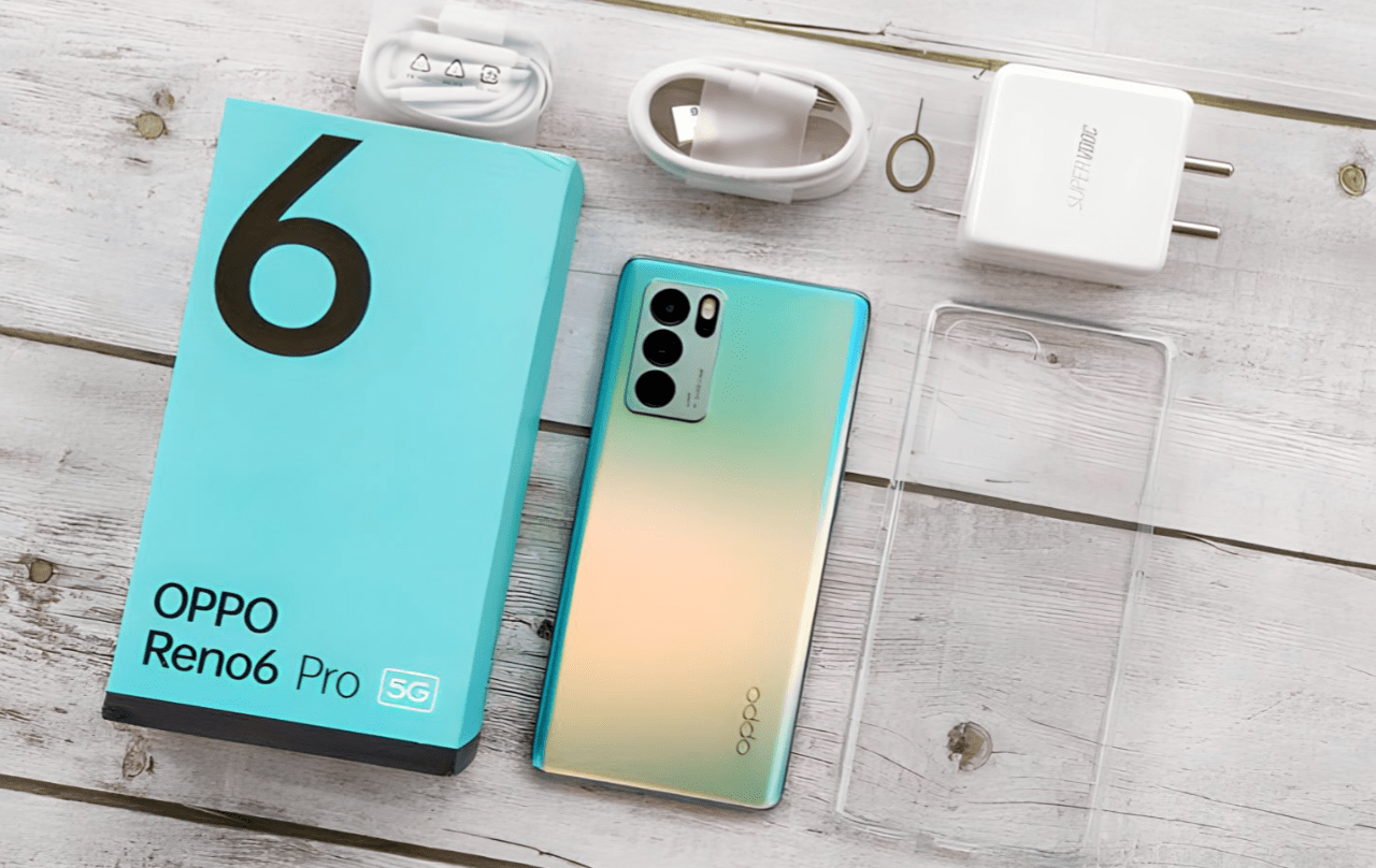 OPPO Reno 6 Pro 5G ग्लासी डिजाइन और Dimensity 1200 देखें फीचर्स